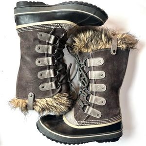 SOREL Joan of Arctic women’s grey tall winter boots- 10